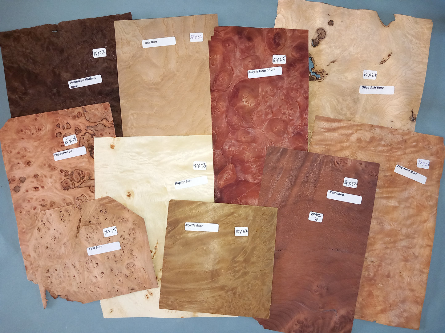 MIXED BURR PACK VENEERS BPAC7