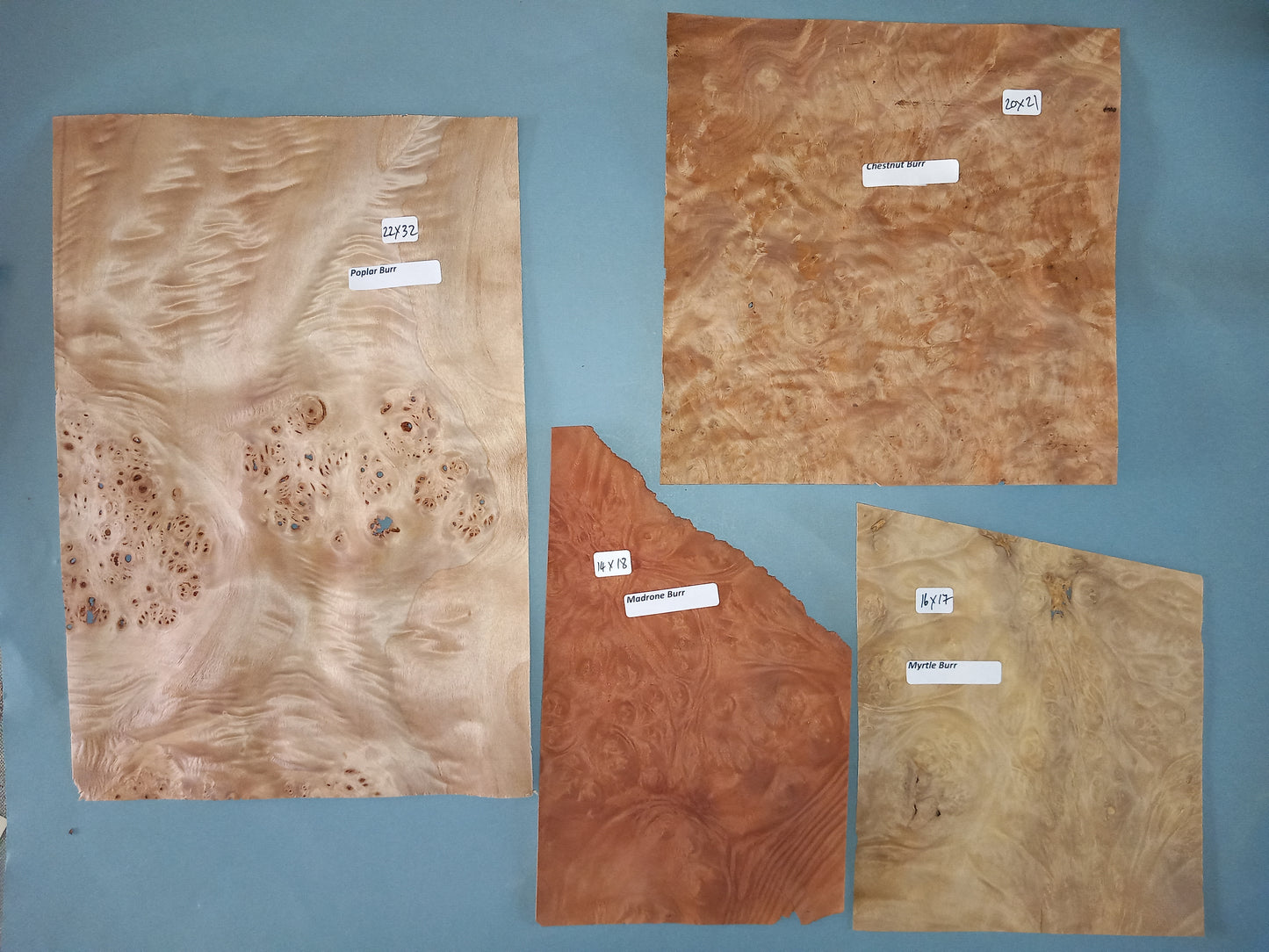 MIXED BURR PACK VENEERS BPAC10