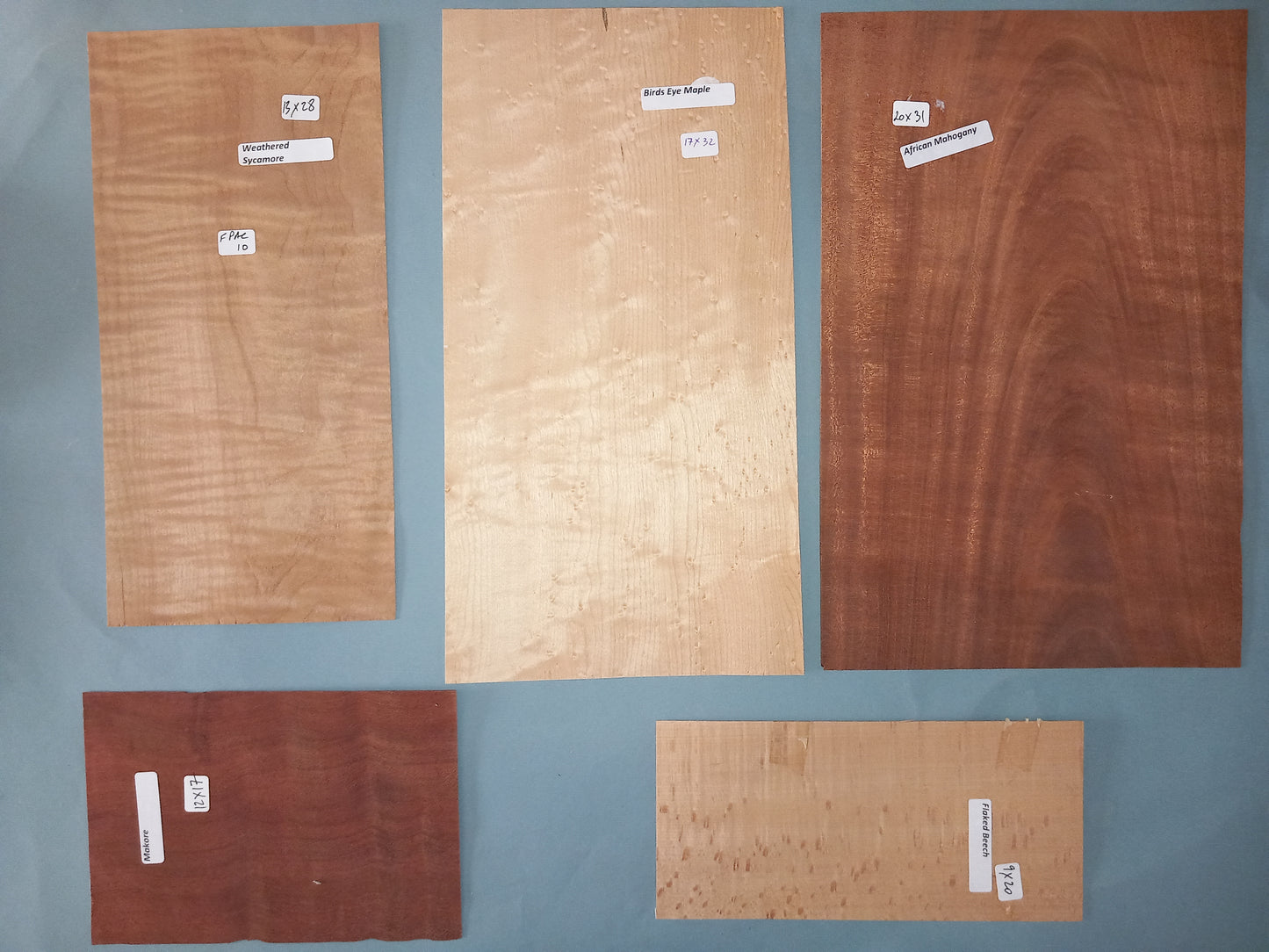 MIXED FIGURED PACK VENEERS FPAC10