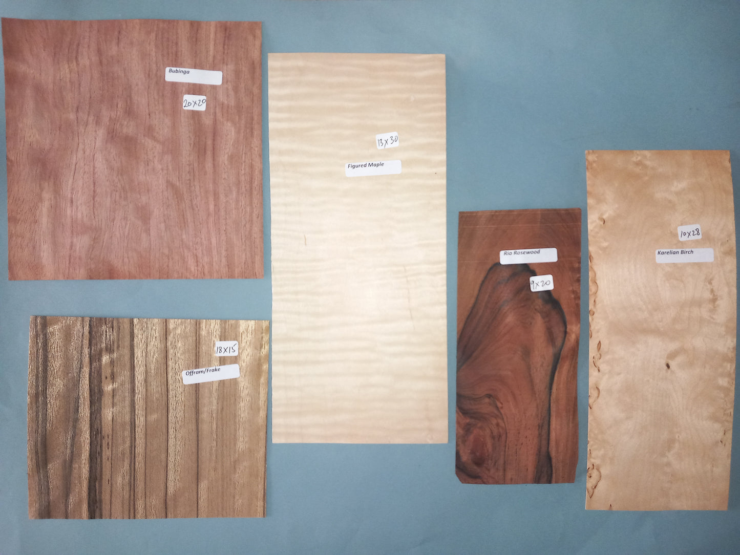 MIXED FIGURED PACK VENEERS FPAC10
