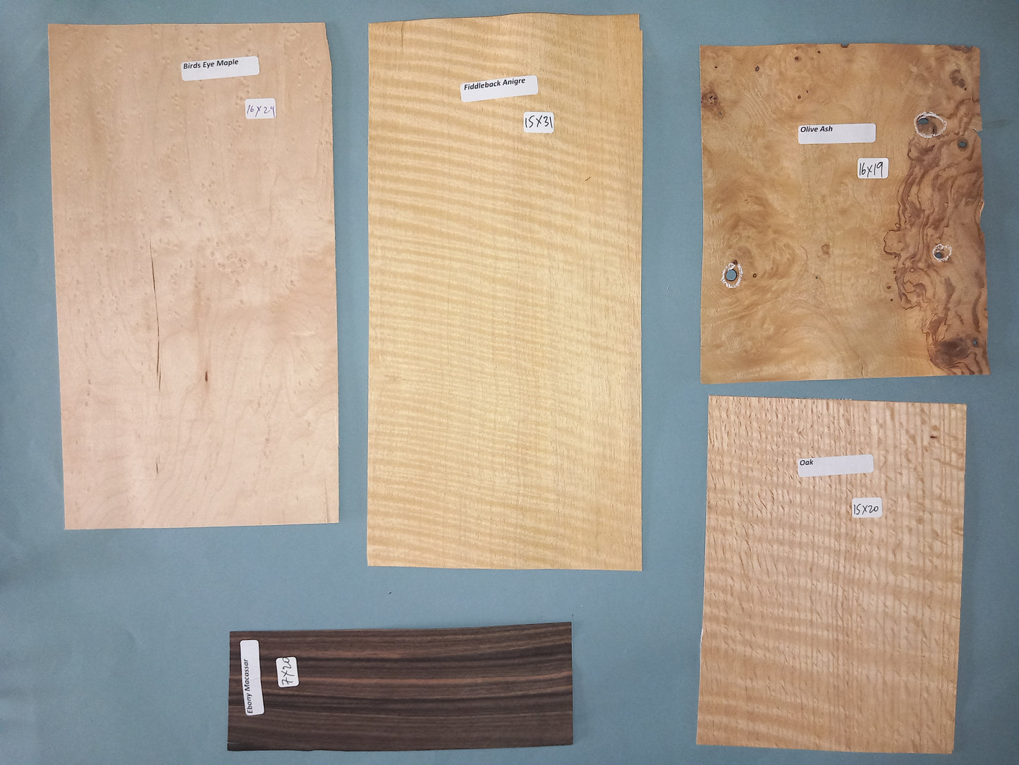 MIXED FIGURED PACK VENEERS FPAC7