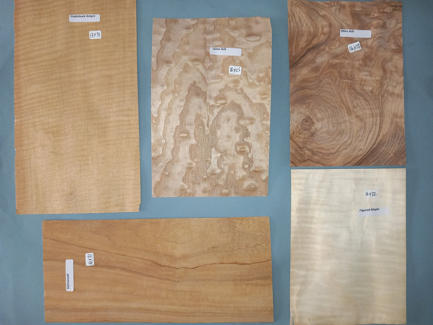 MIXED FIGURED PACK VENEERS FPAC6