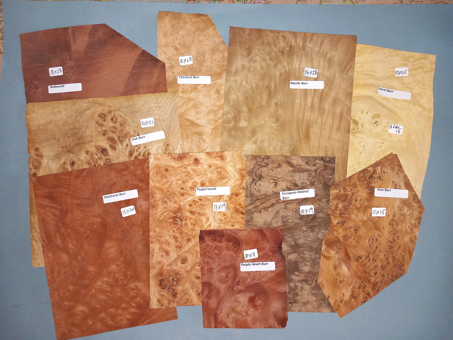MIXED BURR PACK VENEERS BPAC13