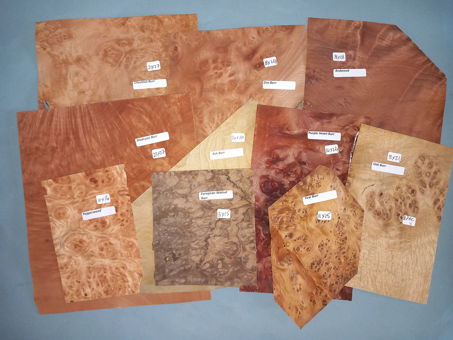 MIXED BURR PACK VENEERS BPAC11