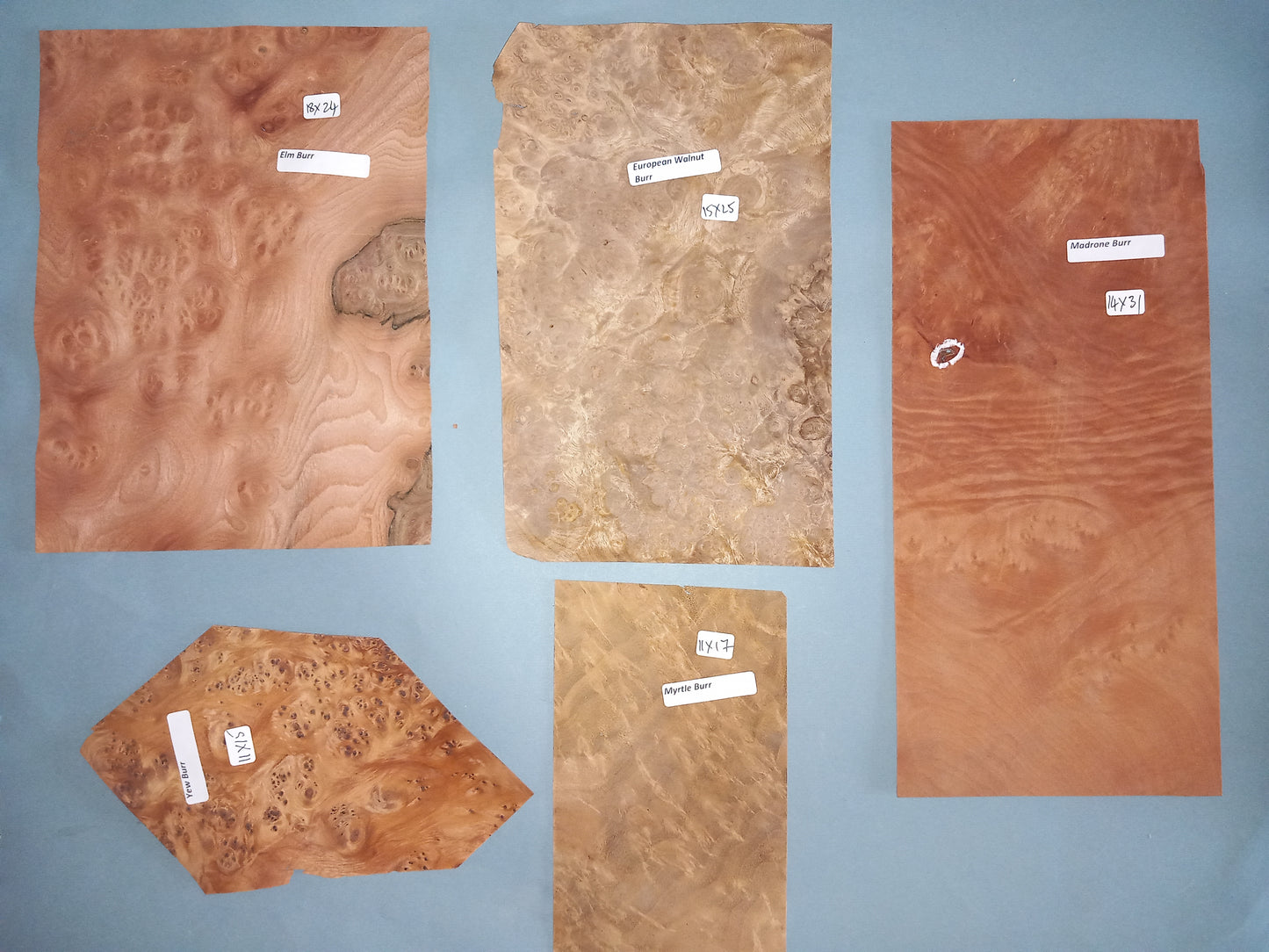 MIXED BURR PACK VENEERS BPAC14