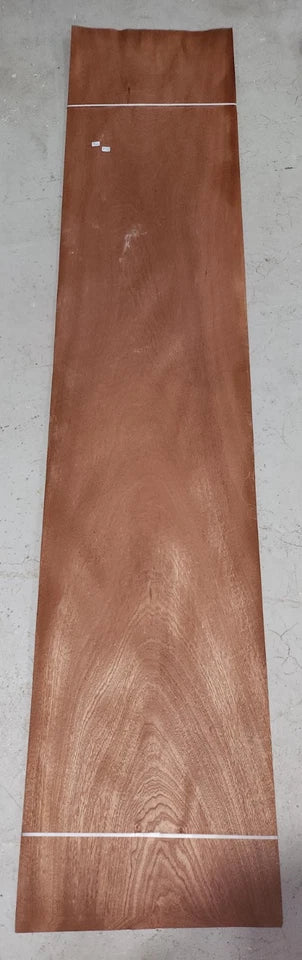 CONSECUTIVE SHEETS OF SAPELE MAHOGANY WOOD VENEER 180 X 39cm WOODWORKING EBSAP6