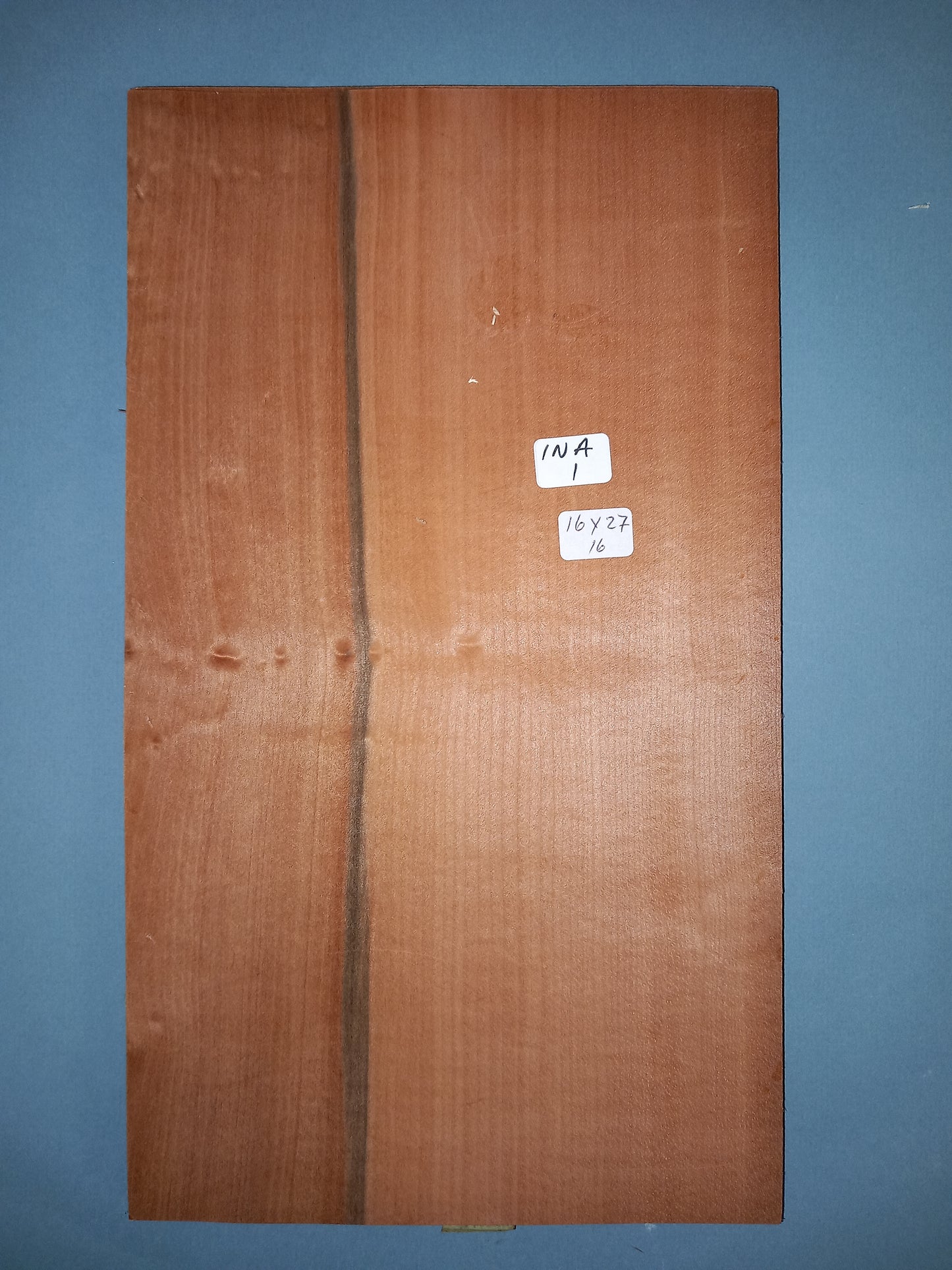 CONSECUTIVE SHEETS OF INDIAN APPLE VENEER 16 X 27 CM