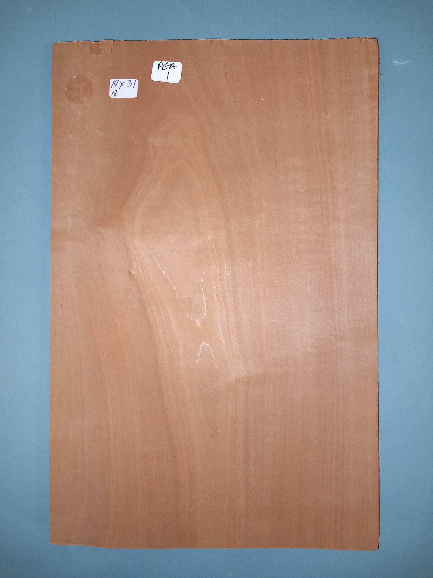 CONSECUTIVE SHEETS OF PEARWOOD VENEER 19 X 31 CM