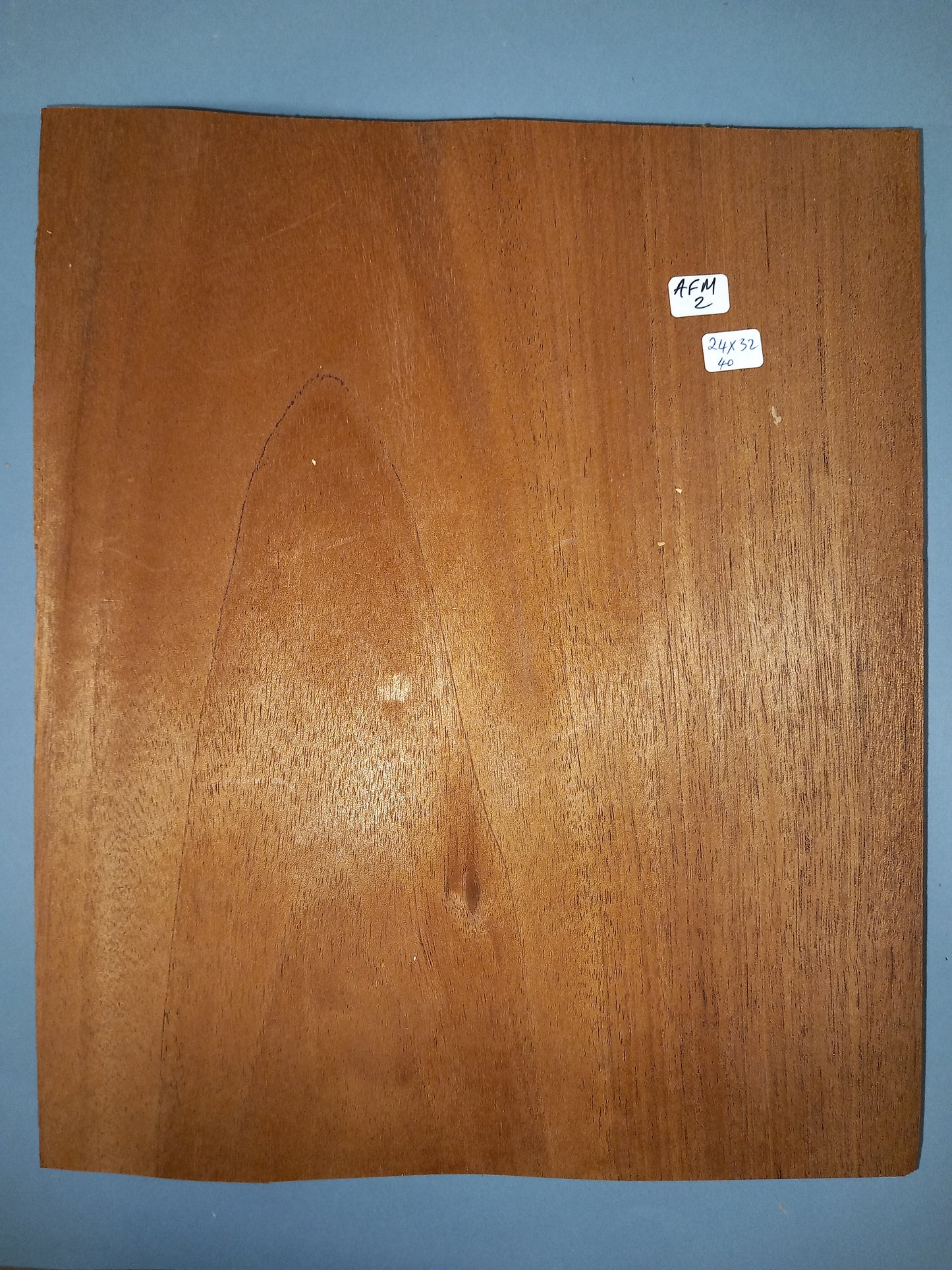 CONSECUTIVE SHEETS OF AFRICAN MAHOGANY VENEER 24 X 32 CM