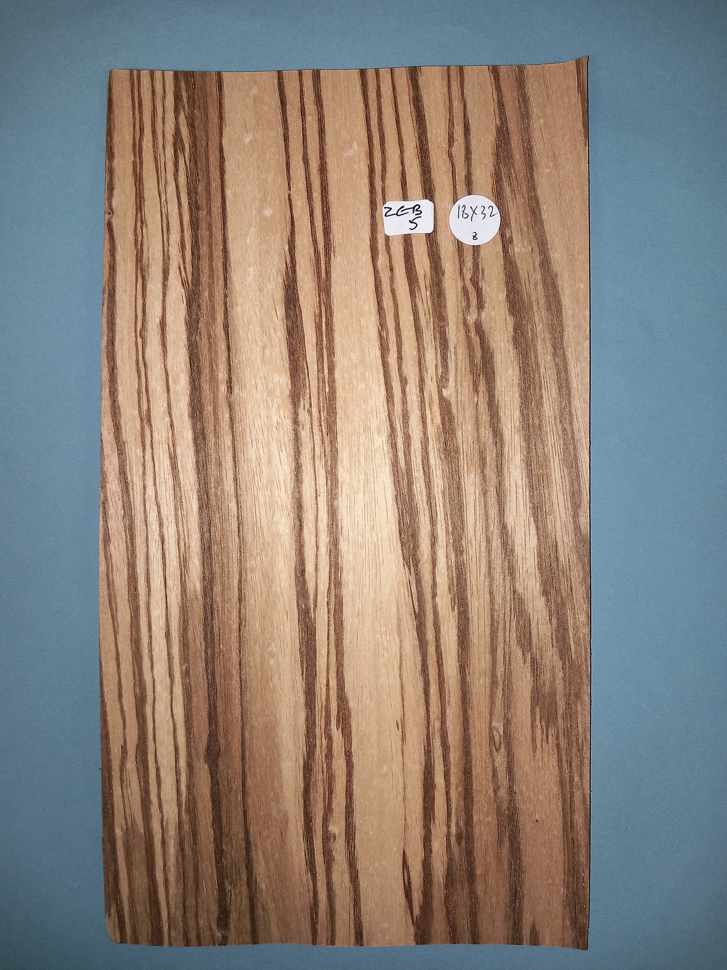 ZEBRANO - 1 CONSECUTIVE SHEET 18x32cm