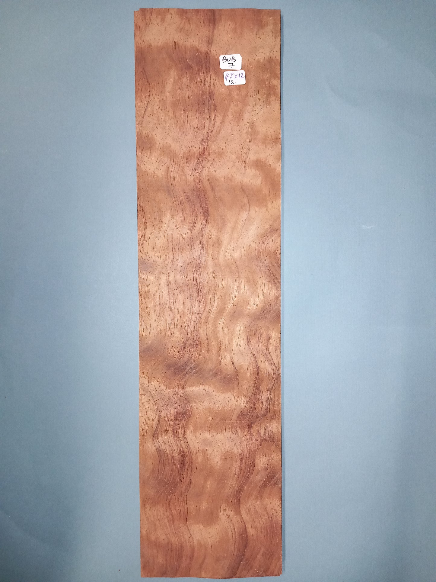 BUBINGA - 1 CONSECUTIVE SHEET 12x48cm