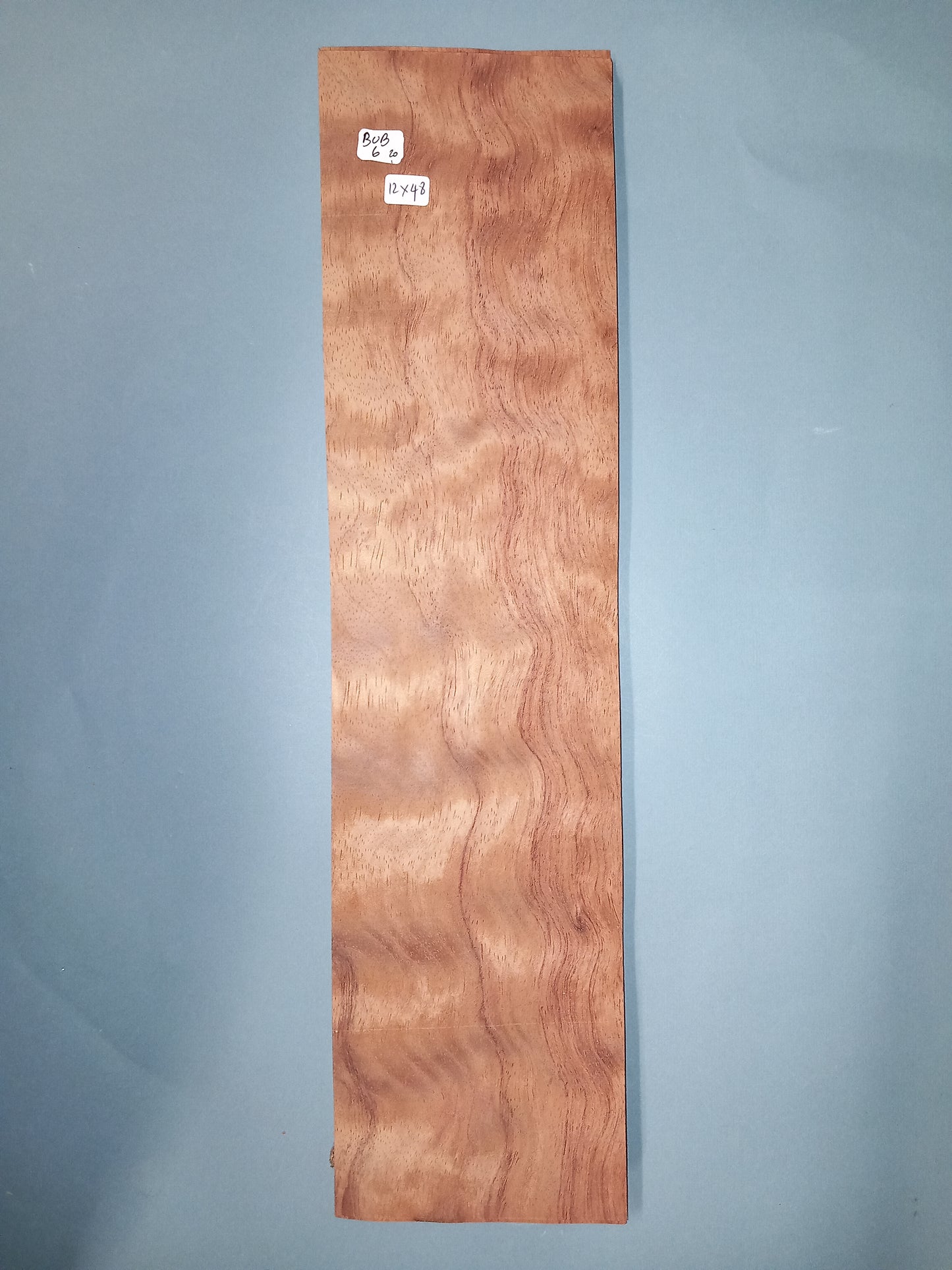 BUBINGA - 1 CONSECUTIVE SHEET 12x48cm