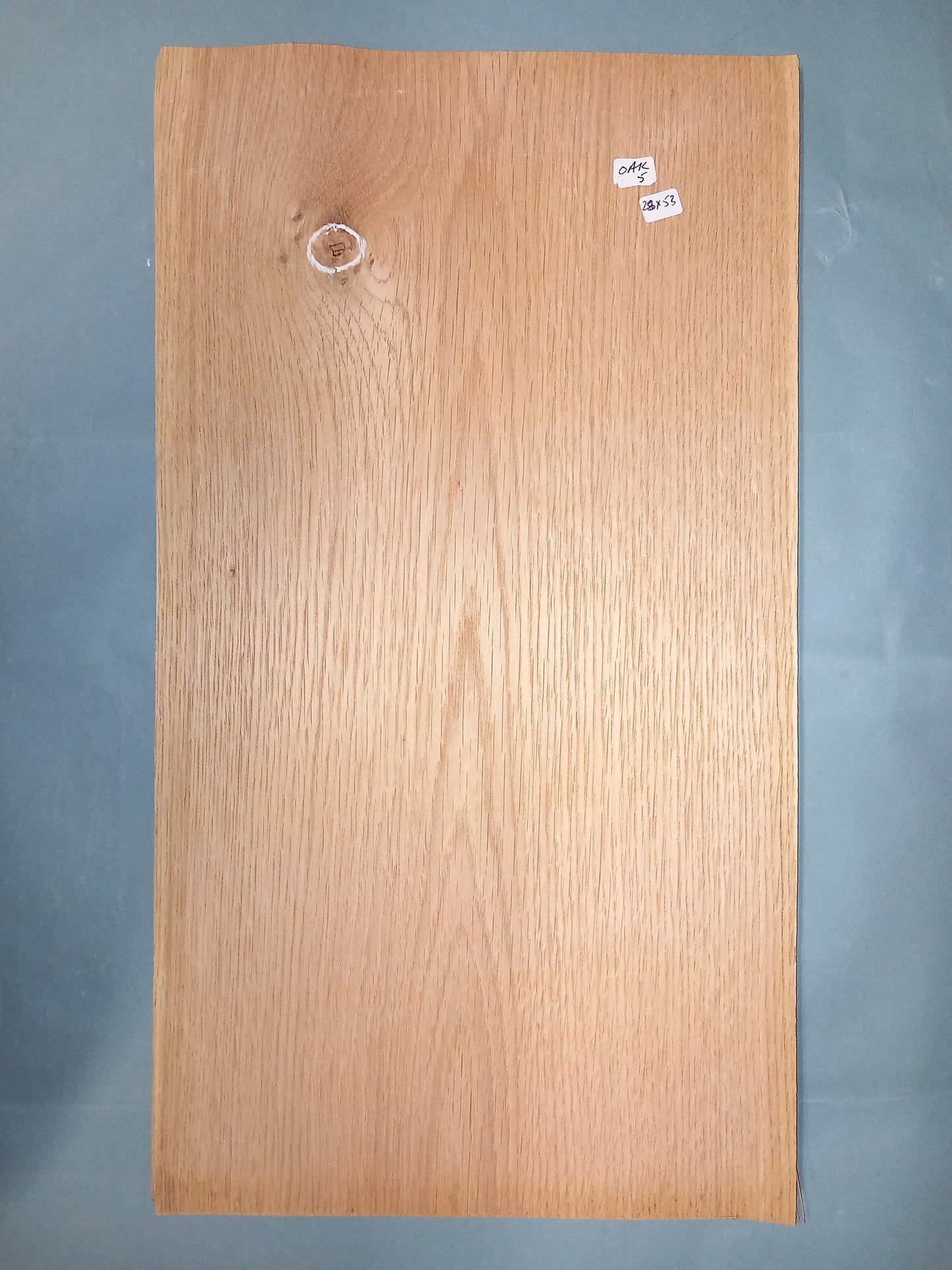 CONSECUTIVE SHEETS OF OAK VENEER 28 X 53 CM