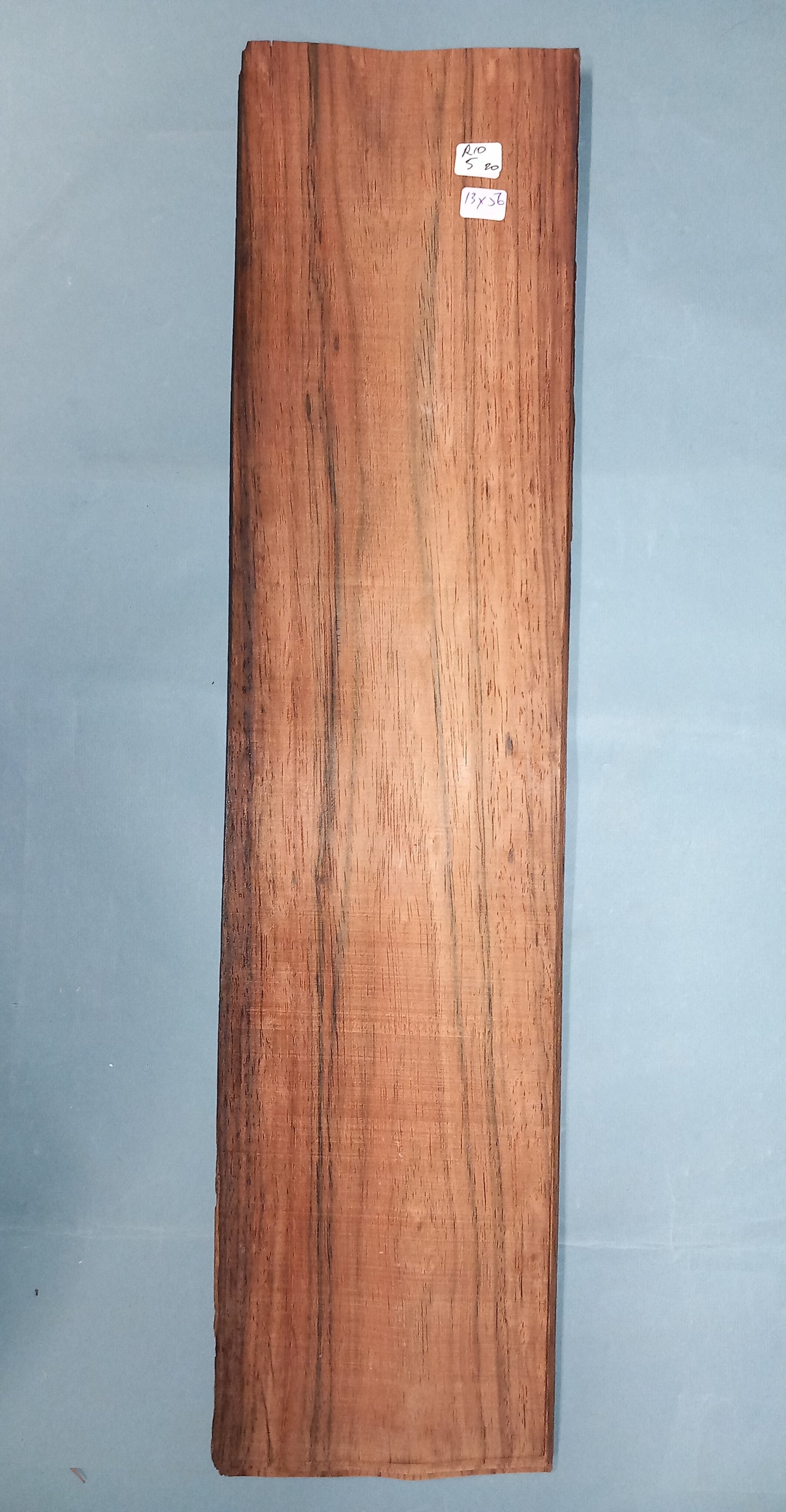 CONSECUTIVE SHEETS OF RIO ROSEWOOD VENEER 13 X 56 CM