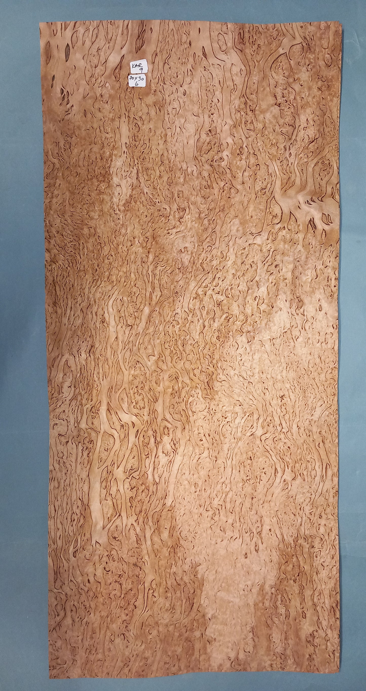 KARELIAN BIRCH - 1 CONSECUTIVE SHEET 30x70cm