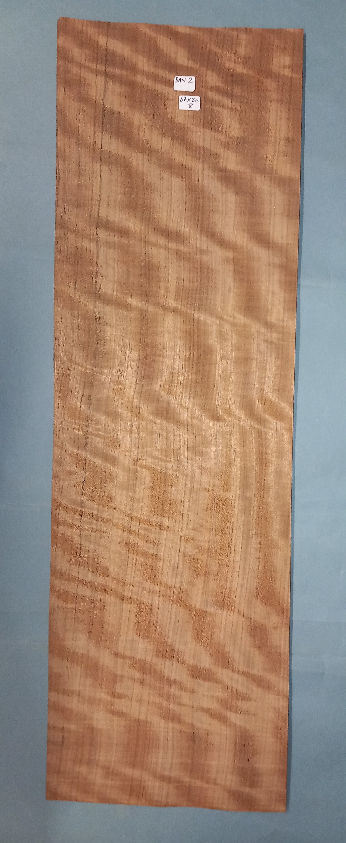 LARGE CONSECUTIVE SHEETS OF DANIELLA VENEER 67 X 20 CM