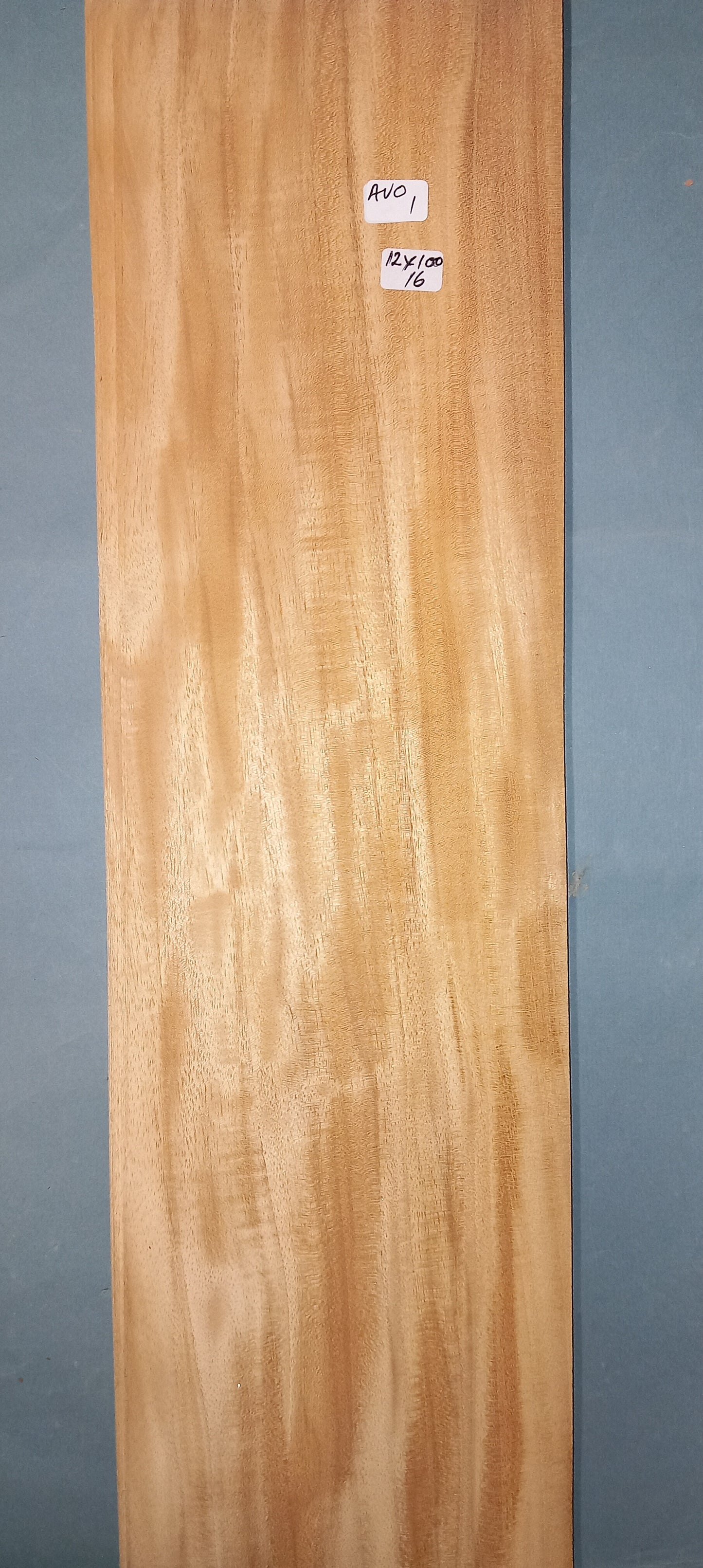 LARGE CONSECUTIVE SHEETS OF AVODIRE VENEER 12 X 100 CM