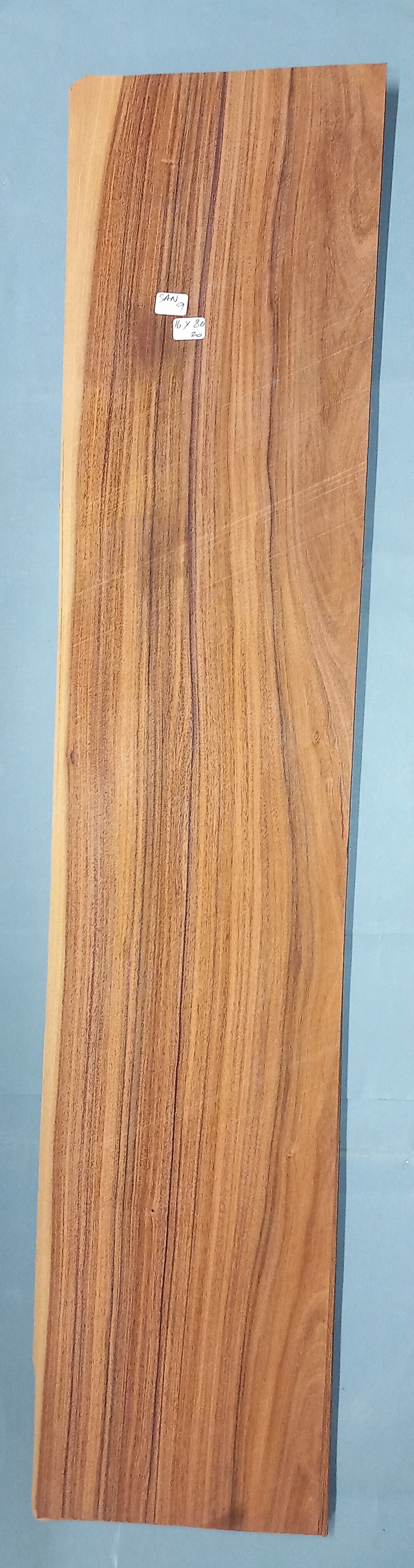 LARGE CONSECUTIVE SHEETS OF SANTOS ROSEWOOD VENEER 16 X 80 CM