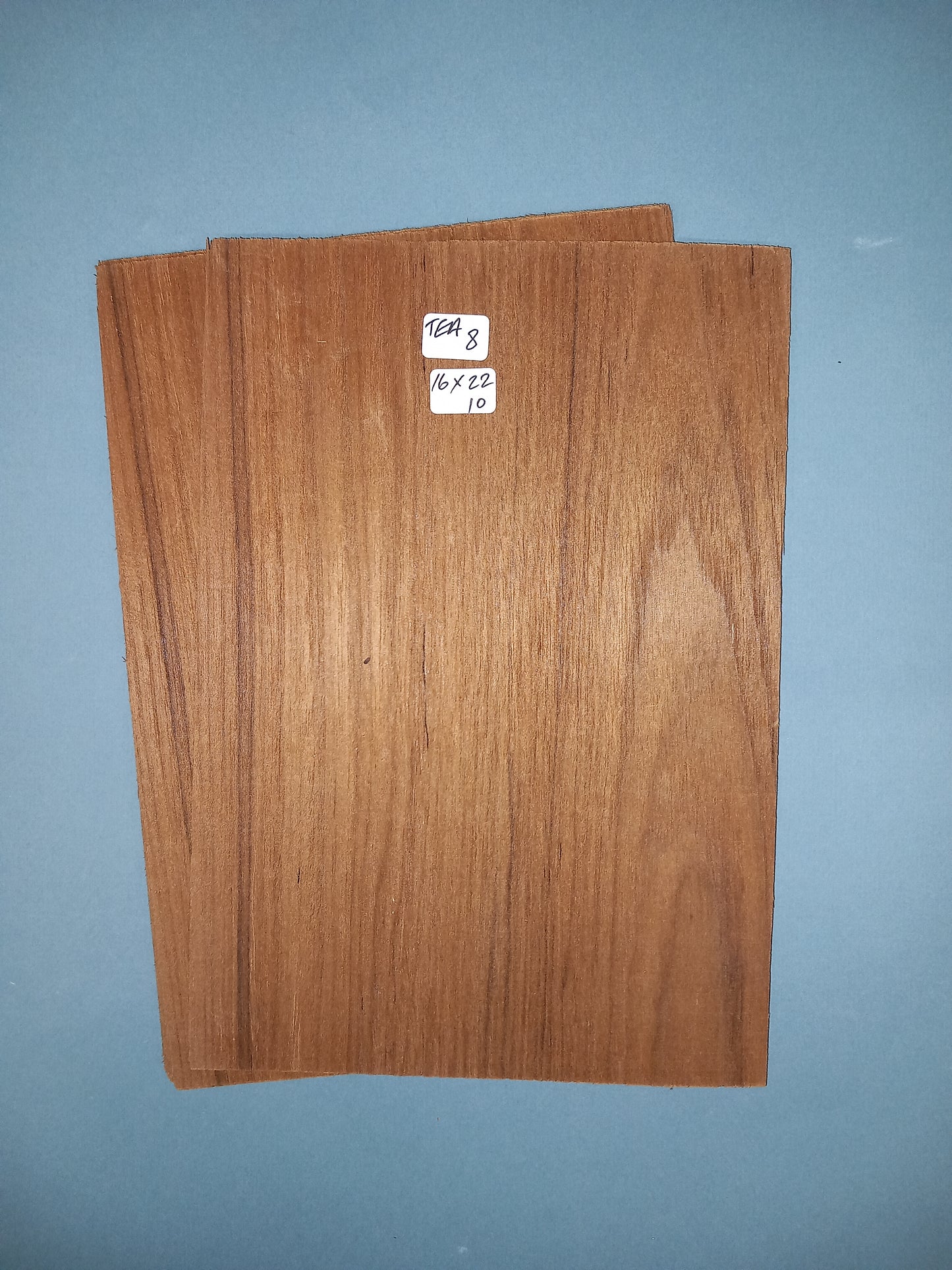 TEAK - 2 CONSECUTIVE SHEETS 16x22cm