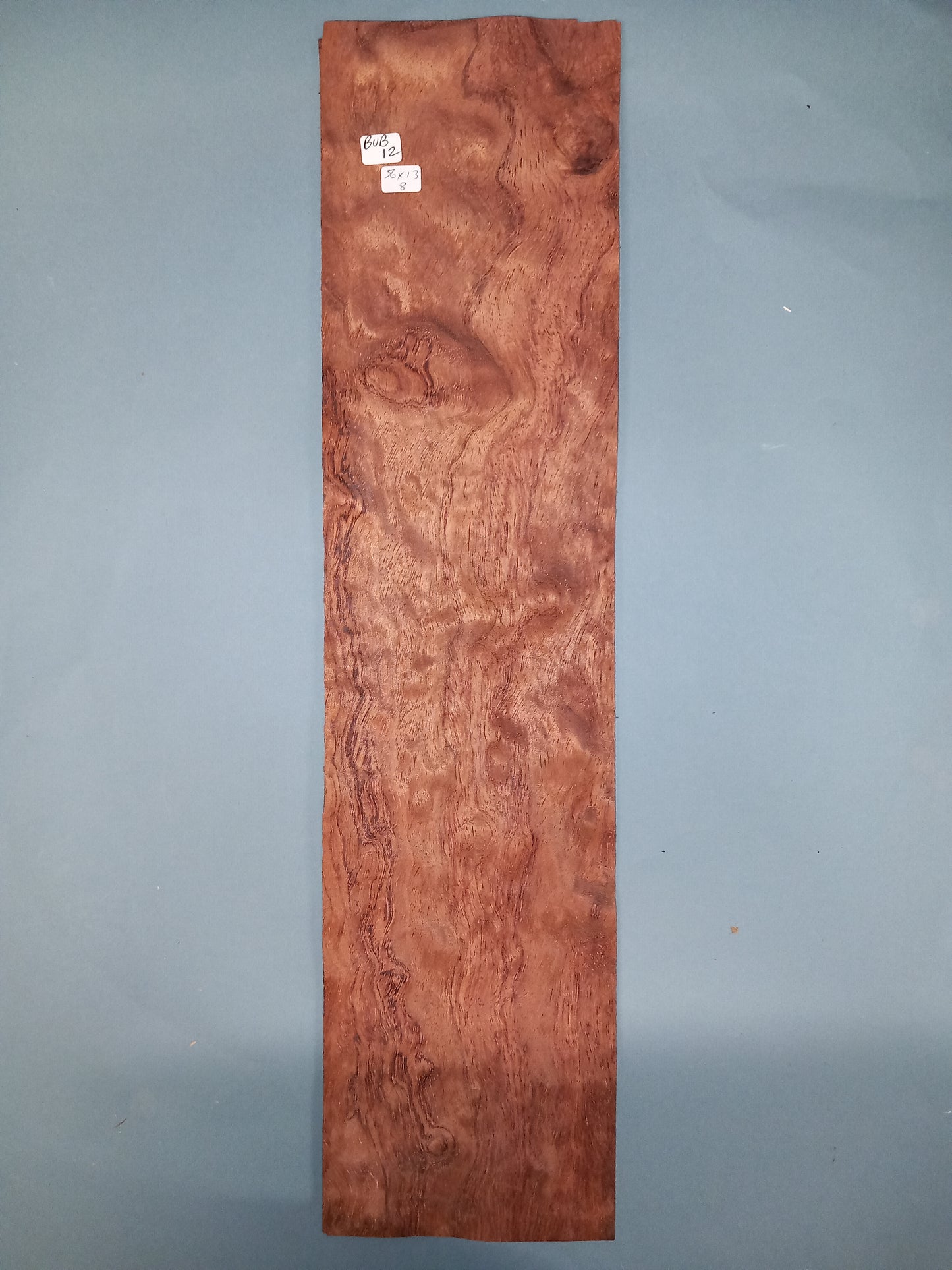 BUBINGA - 1 CONSECUTIVE SHEET 13x56cm