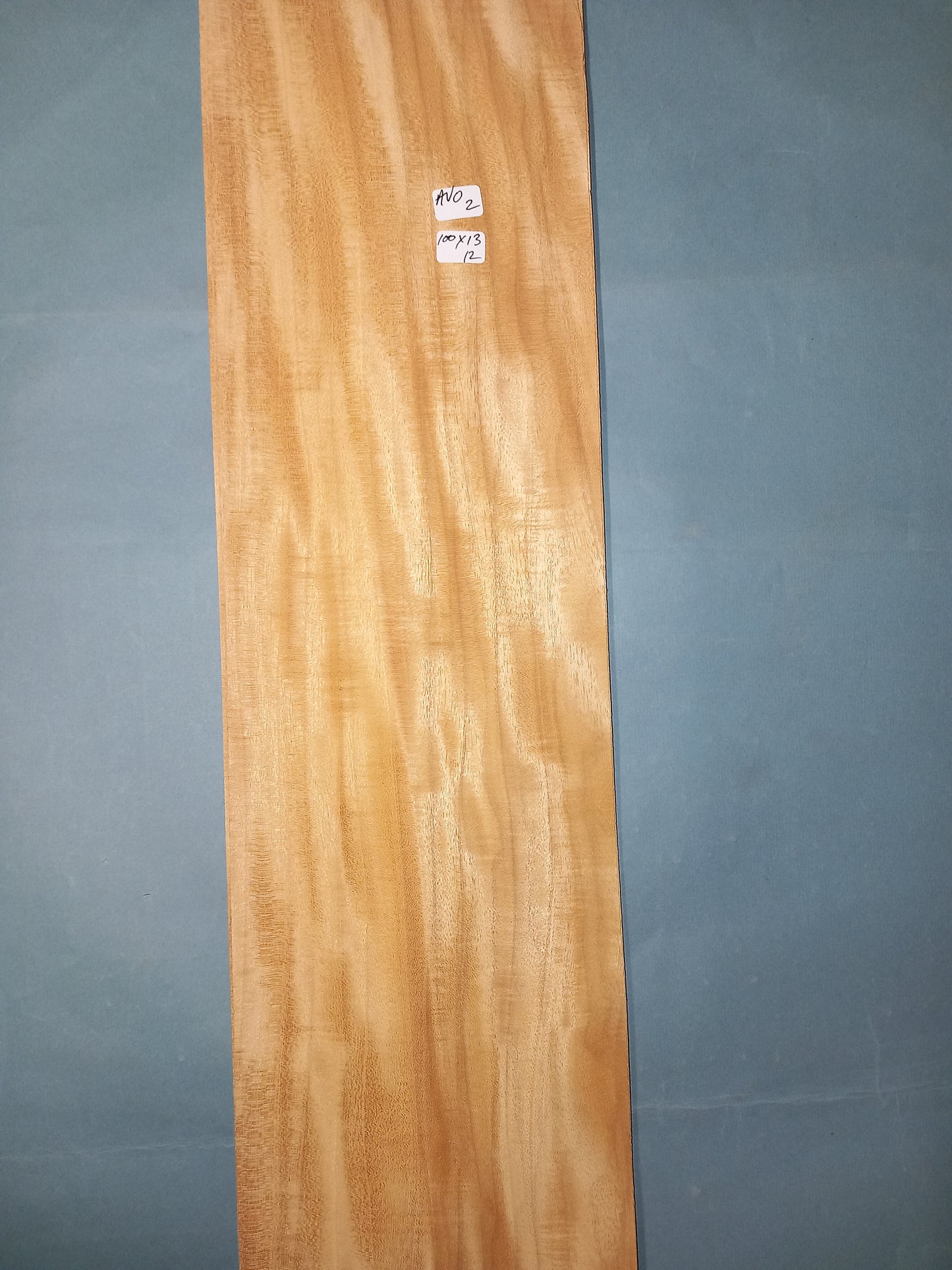 LARGE CONSECUTIVE SHEETS OF AVODIRE VENEER 100 X 13 CM