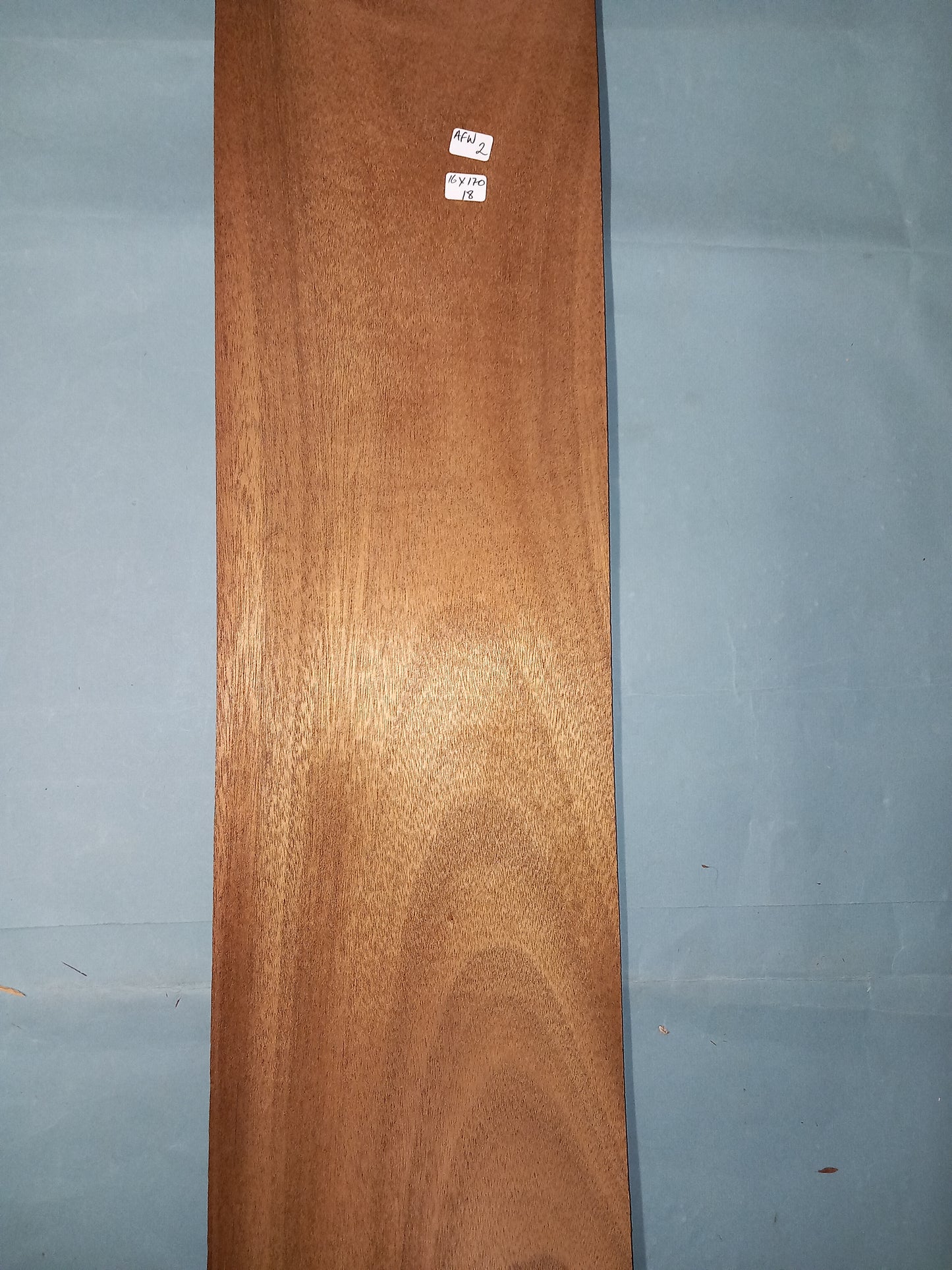 AFRICAN WALNUT - 1 LARGE CONSECUTIVE SHEET 16x170cm