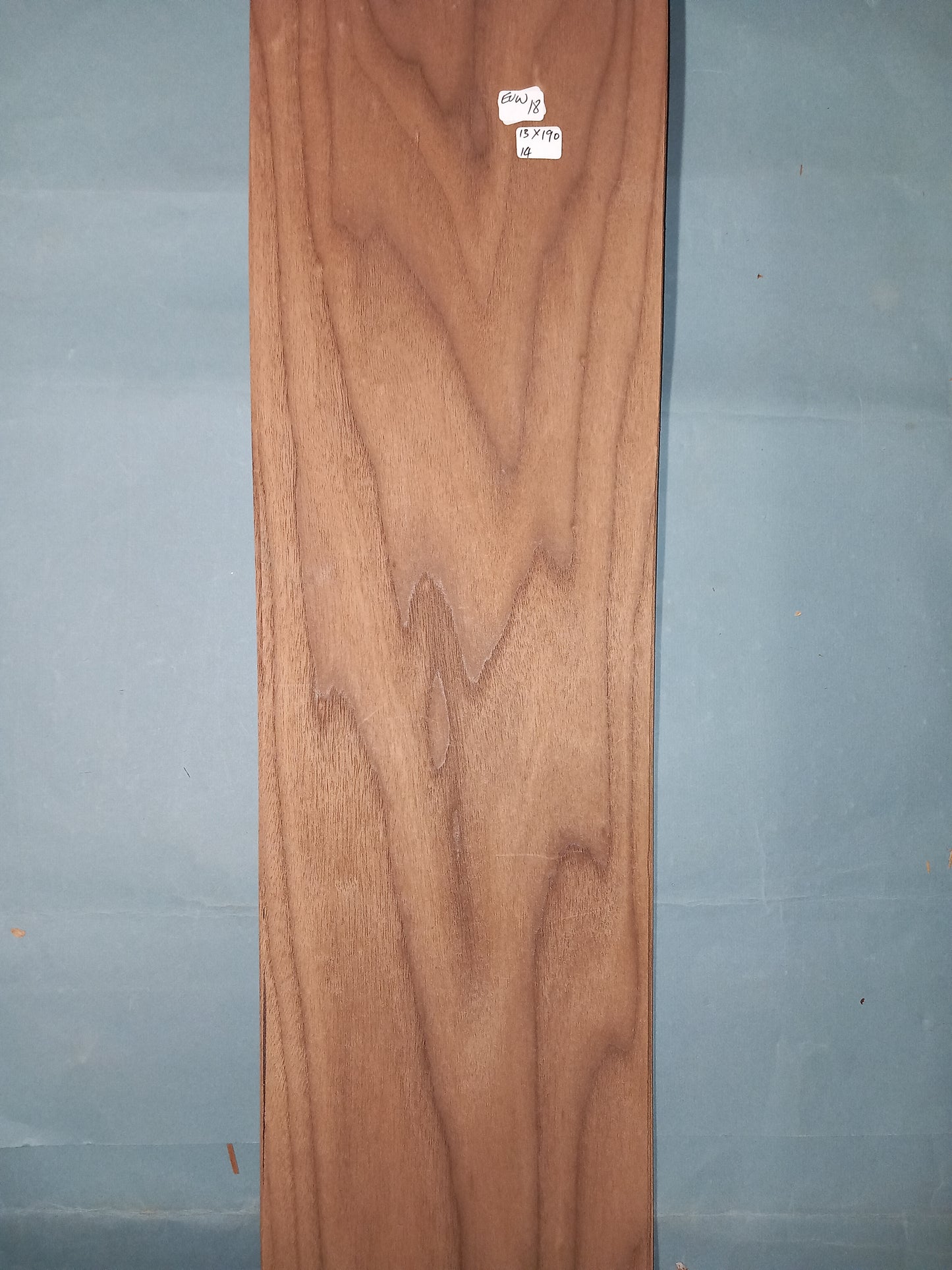LARGE CONSECUTIVE SHEETS OF EUROPEAN WALNUT VENEER 13 X 190 CM