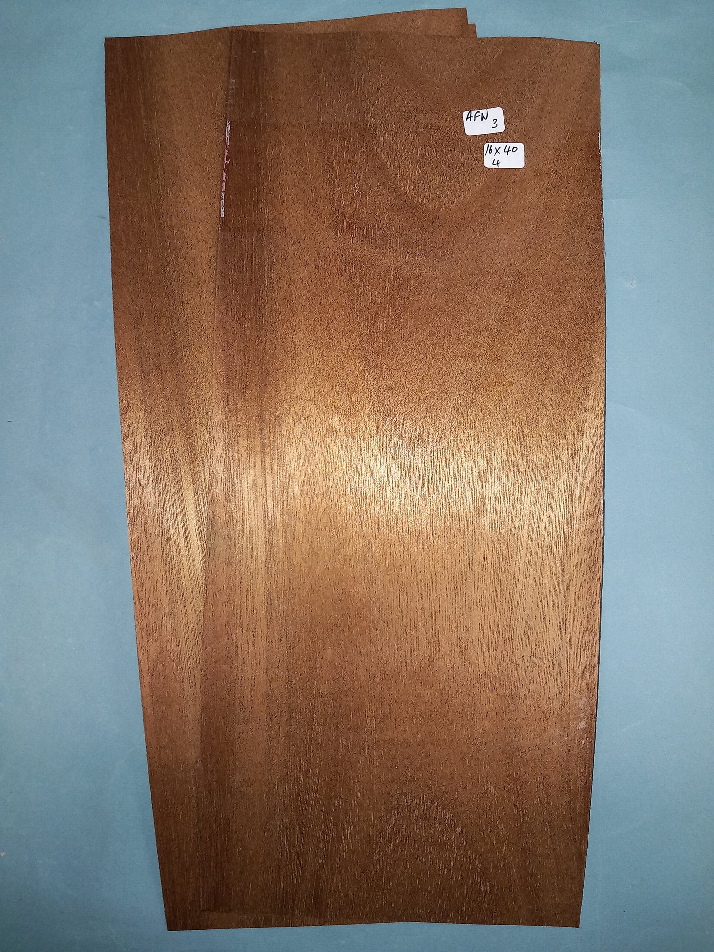 WALNUT AFRICAN - 2 CONSECUTIVE SHEETS 16x40cm