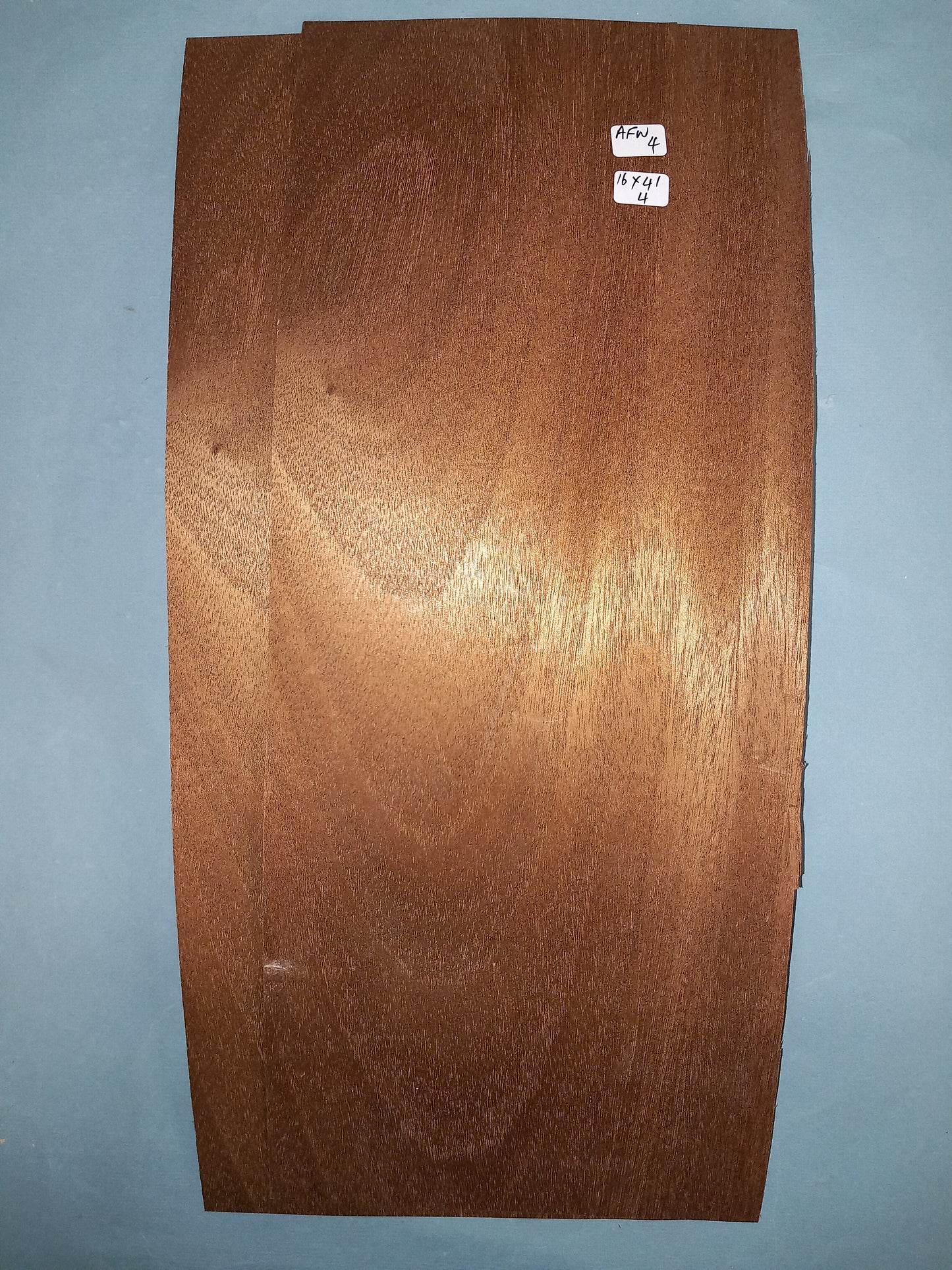 AFRICAN WALNUT - 2 CONSECUTIVE SHEETS 16x41cm