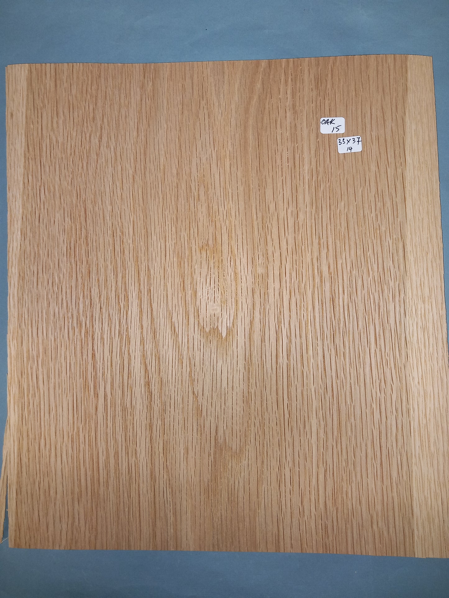CONSECUTIVE SHEETS OF OAK VENEER 33 X 37 CM