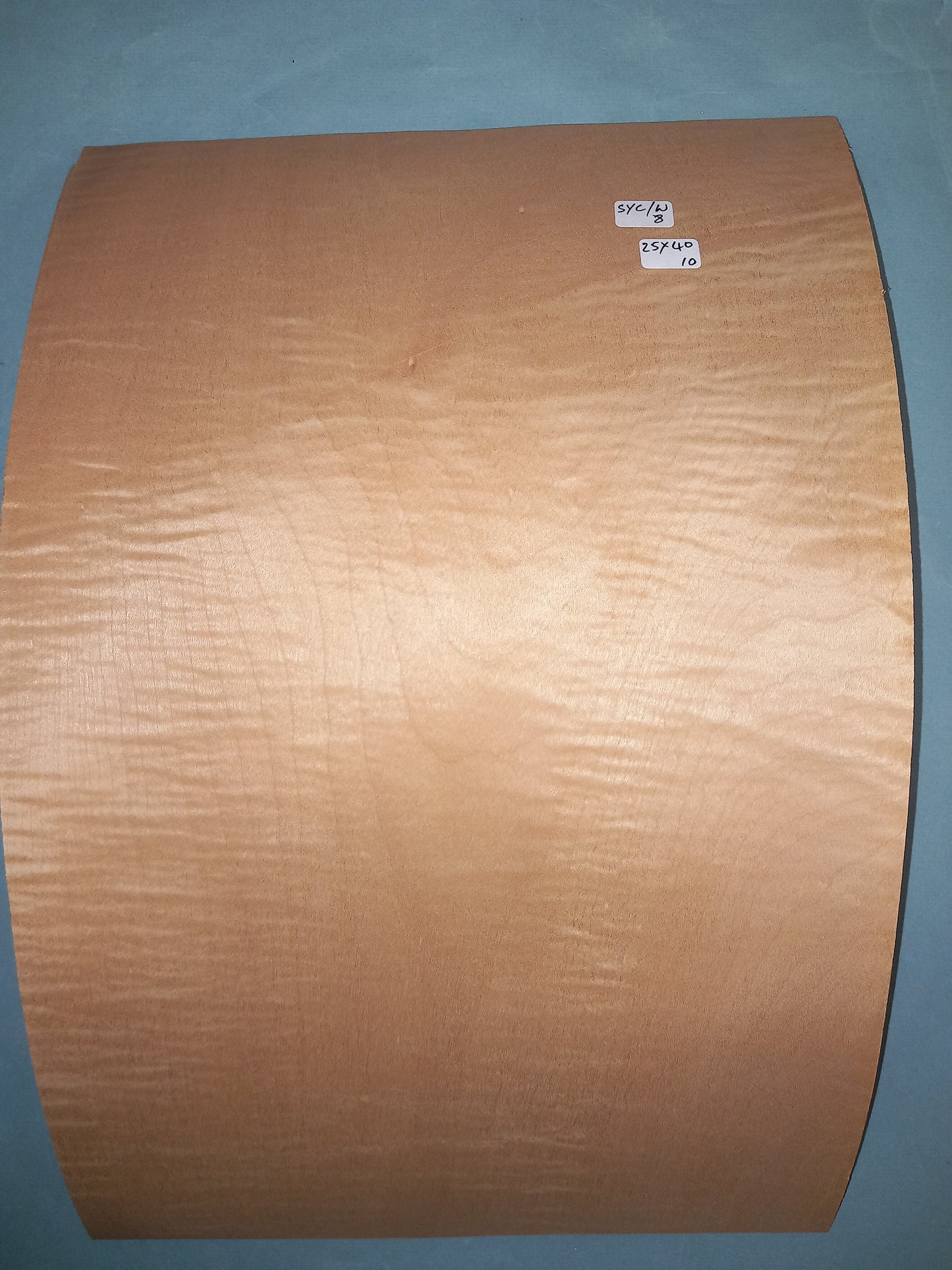 CONSECUTIVE SHEETS OF WEATHERED SYCAMORE VENEER 25 X 40 CM