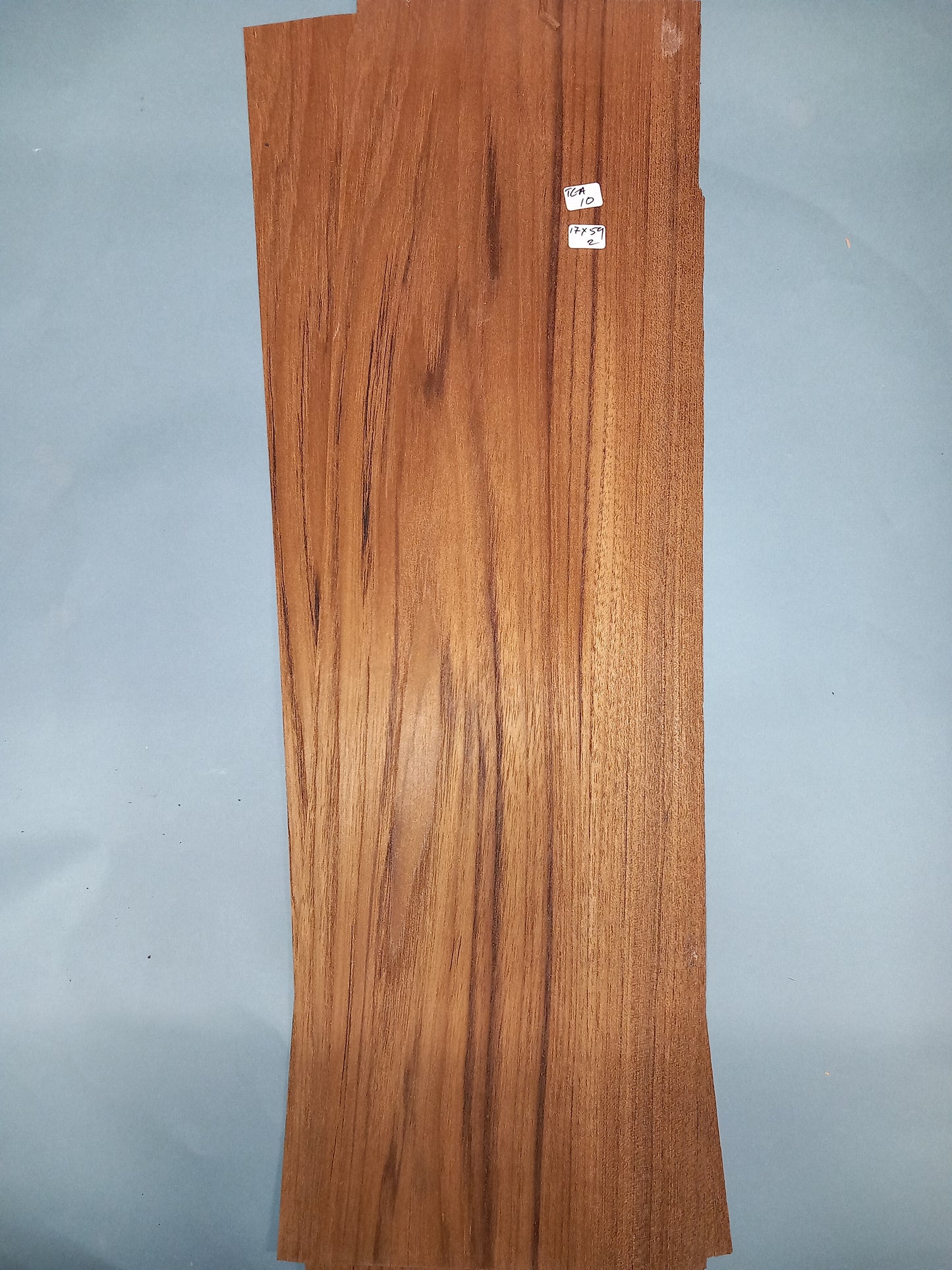 TEAK - 2 CONSECUTIVE SHEETS 17x59cm