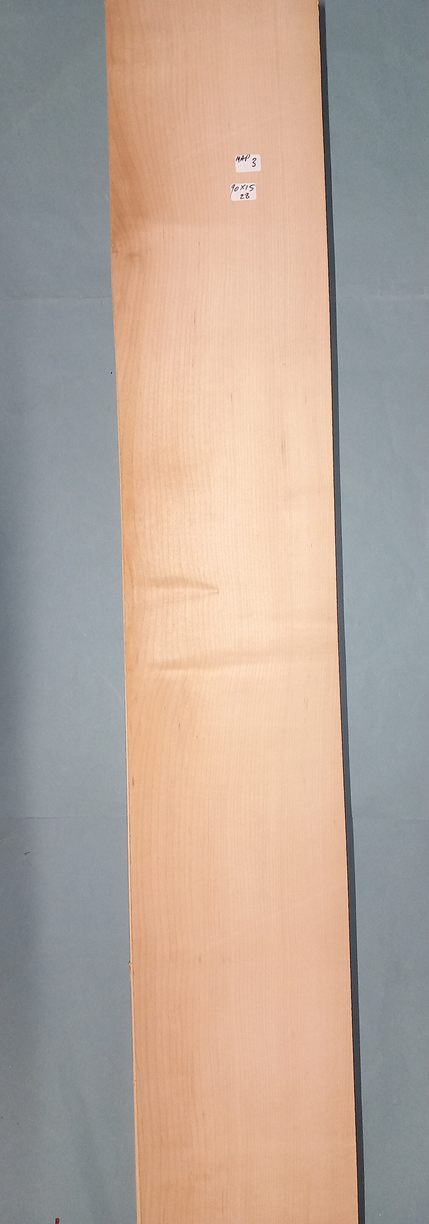 LARGE CONSECUTIVE SHEETS OF MAPLE VENEER 90 X 15 CM