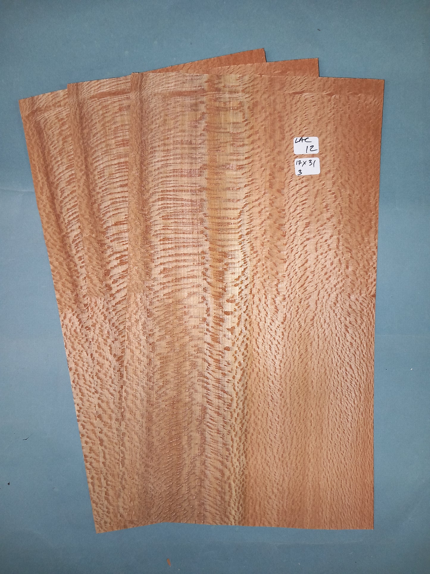LACEWOOD - 3 CONSECUTIVE SHEETS 17x31cm
