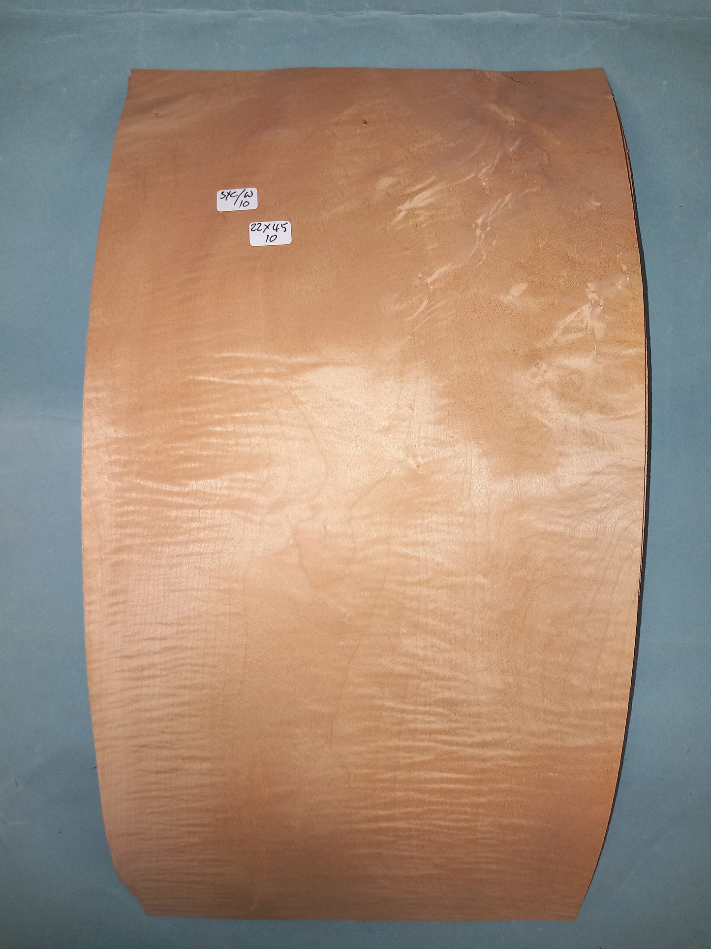 CONSECUTIVE SHEETS OF WEATHERED SYCAMORE VENEER 22 X 45 CM