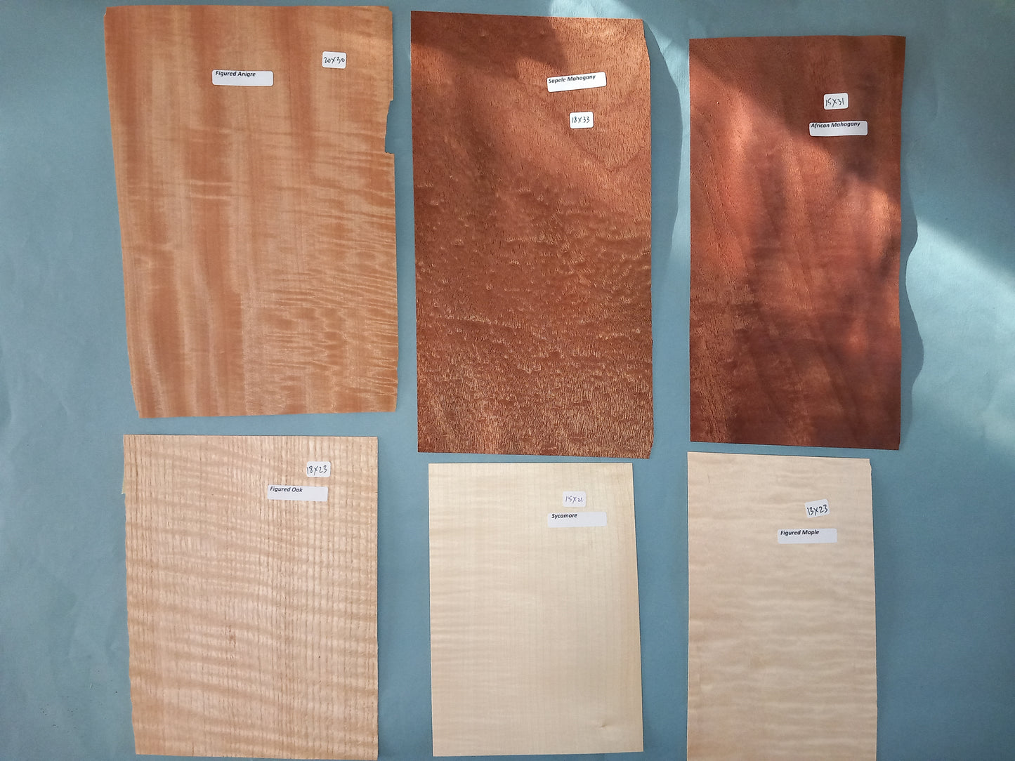 MIXED FIGURED PACK VENEERS    FPAC1