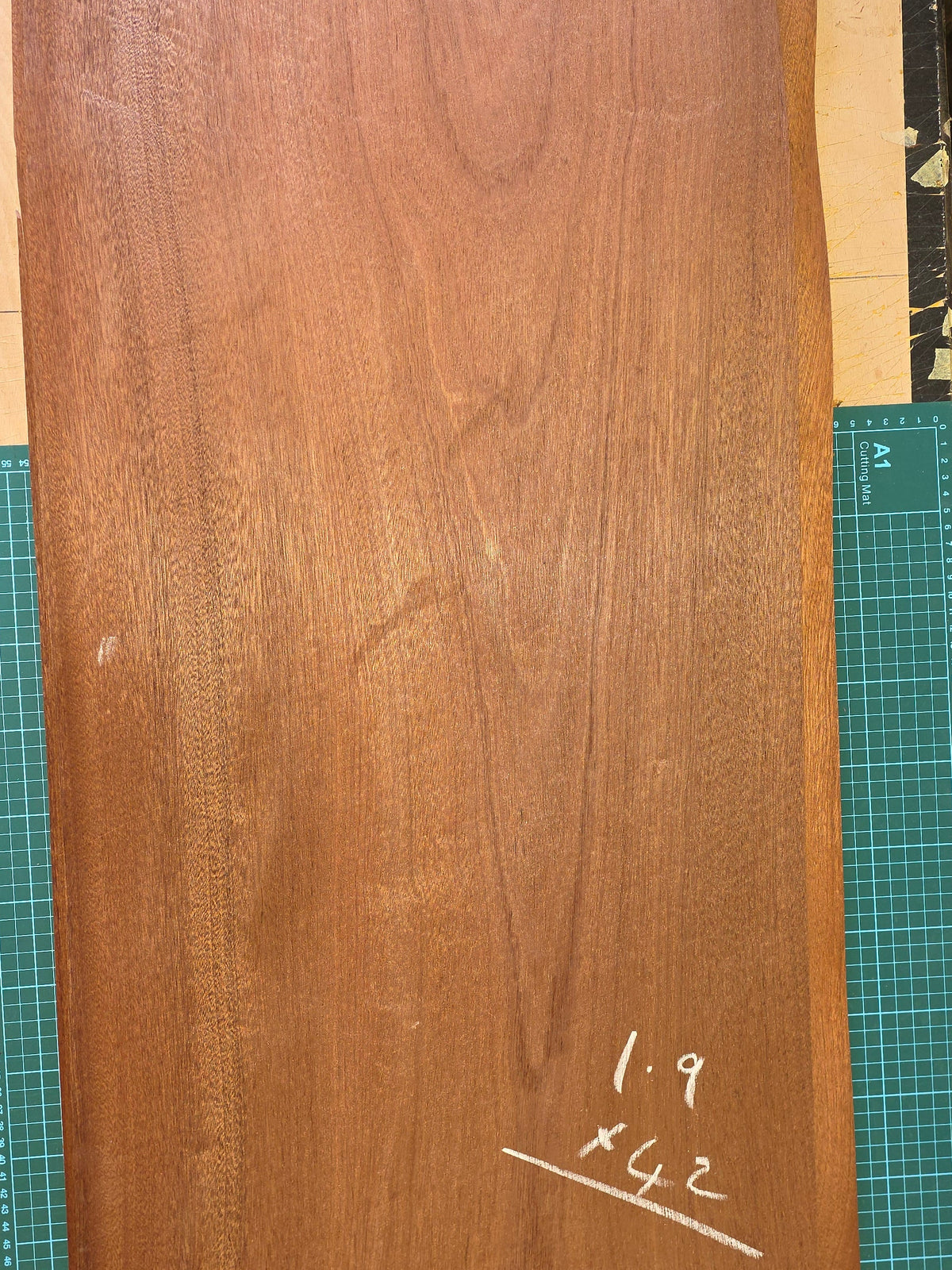 Sapele - 1 large sheet 42cm x 190cm