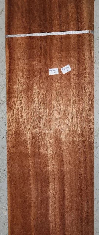LARGE PACK OF OF SAPELE MAHOGANY VENEER 210 X 16cm WOODWORKING EBTP5 30 SHEETS