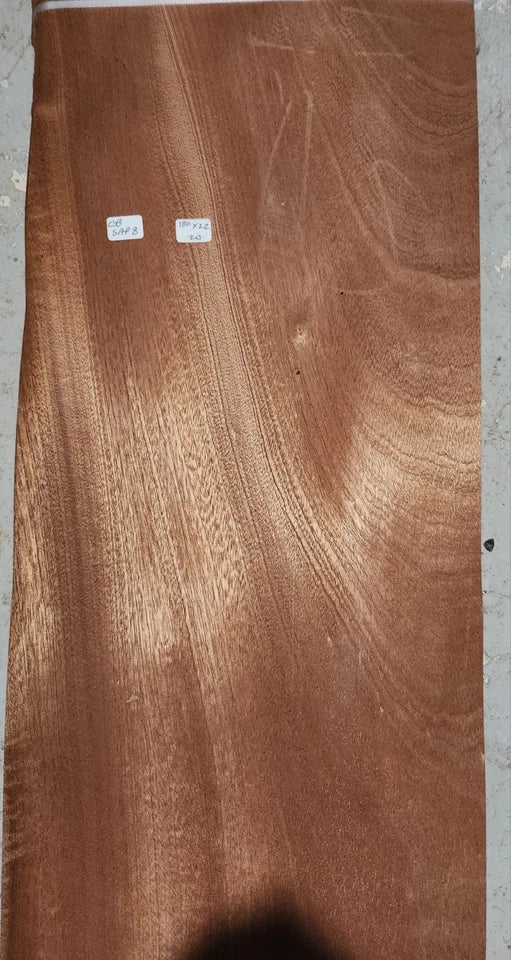 CONSECUTIVE SHEETS OF SAPELE MAHOGANY VENEER 180 X 22cm WOODWORKING EBSAP8