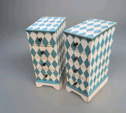 PAIR OF MID CENTURY BEDSIDE CHESTS