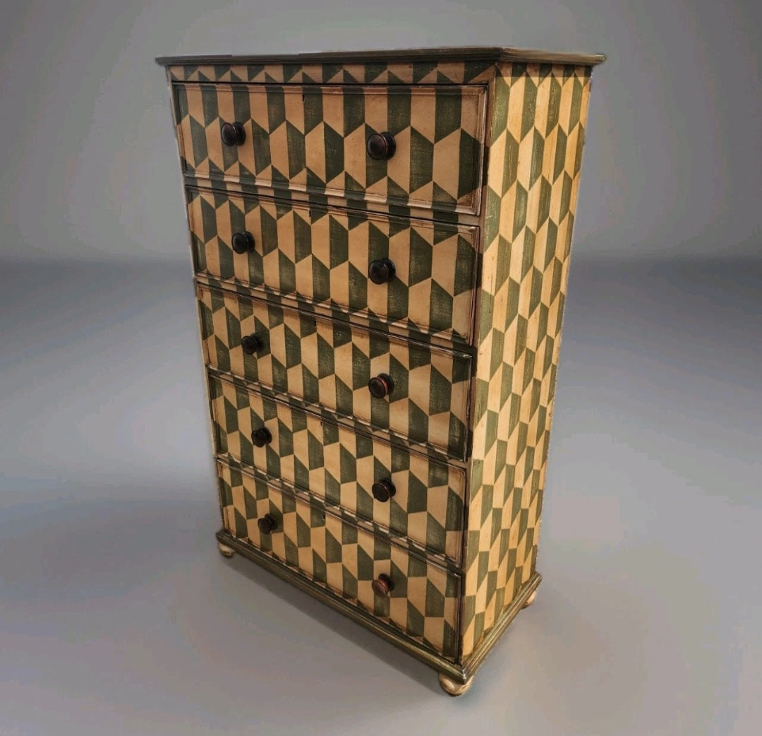 TALL VICTORIAN CHEST OF DRAWERS