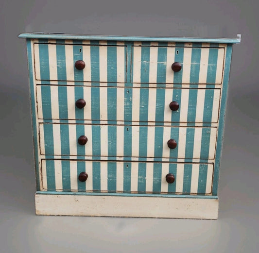 ANTIQUE PAINTED CHEST OF DRAWERS