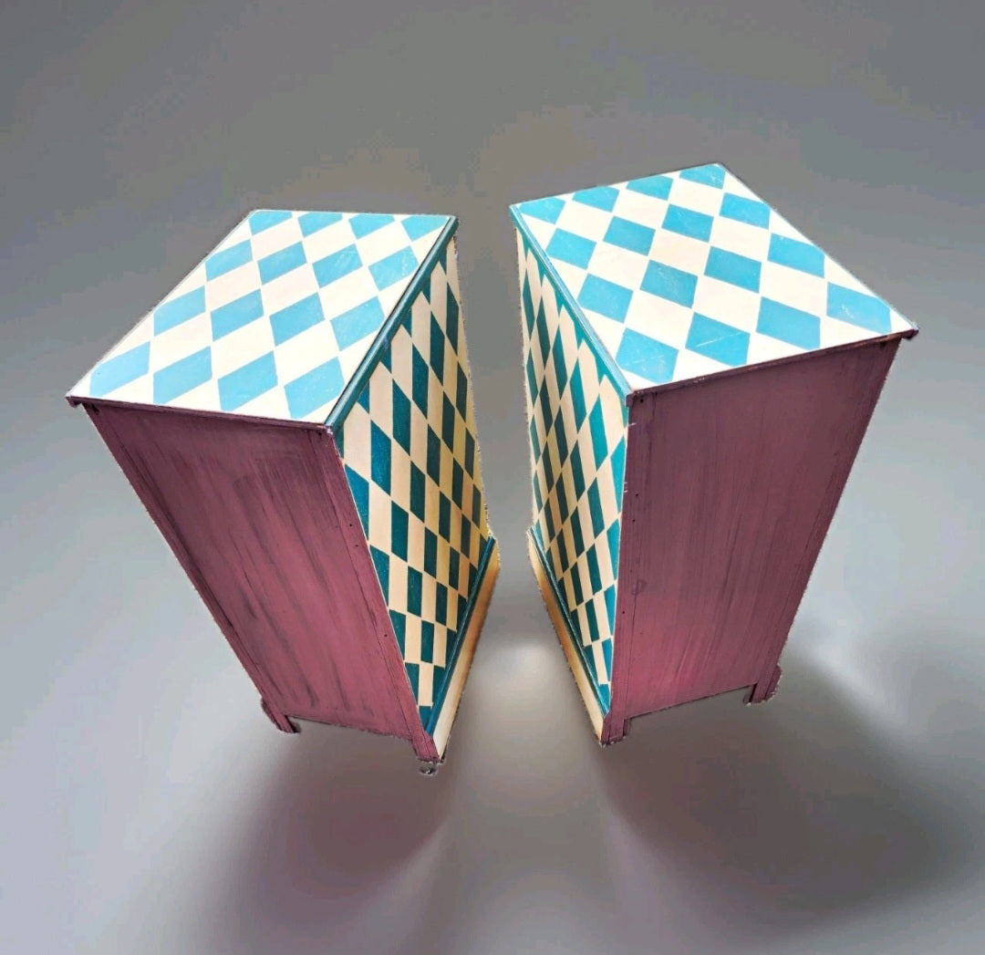 PAIR OF MID CENTURY BEDSIDE CHESTS