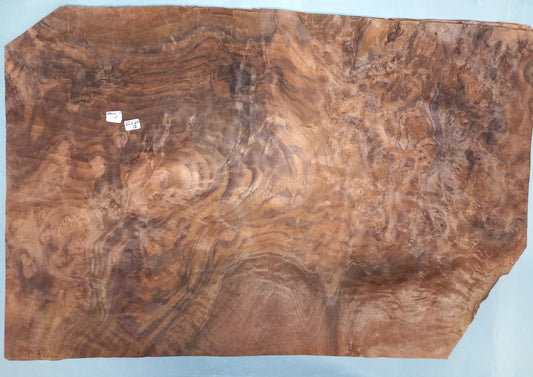 CONSECUTIVE SHEETS OF AMERICAN WALNUT BURR VENEER   62 X 40 CM