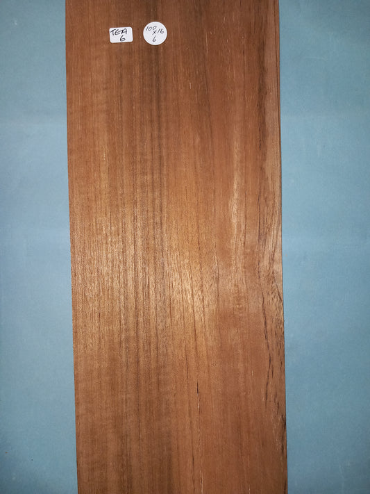 LARGE CONSECUTIVE SHEETS OF TEAK VENEER   100 X 16 CM