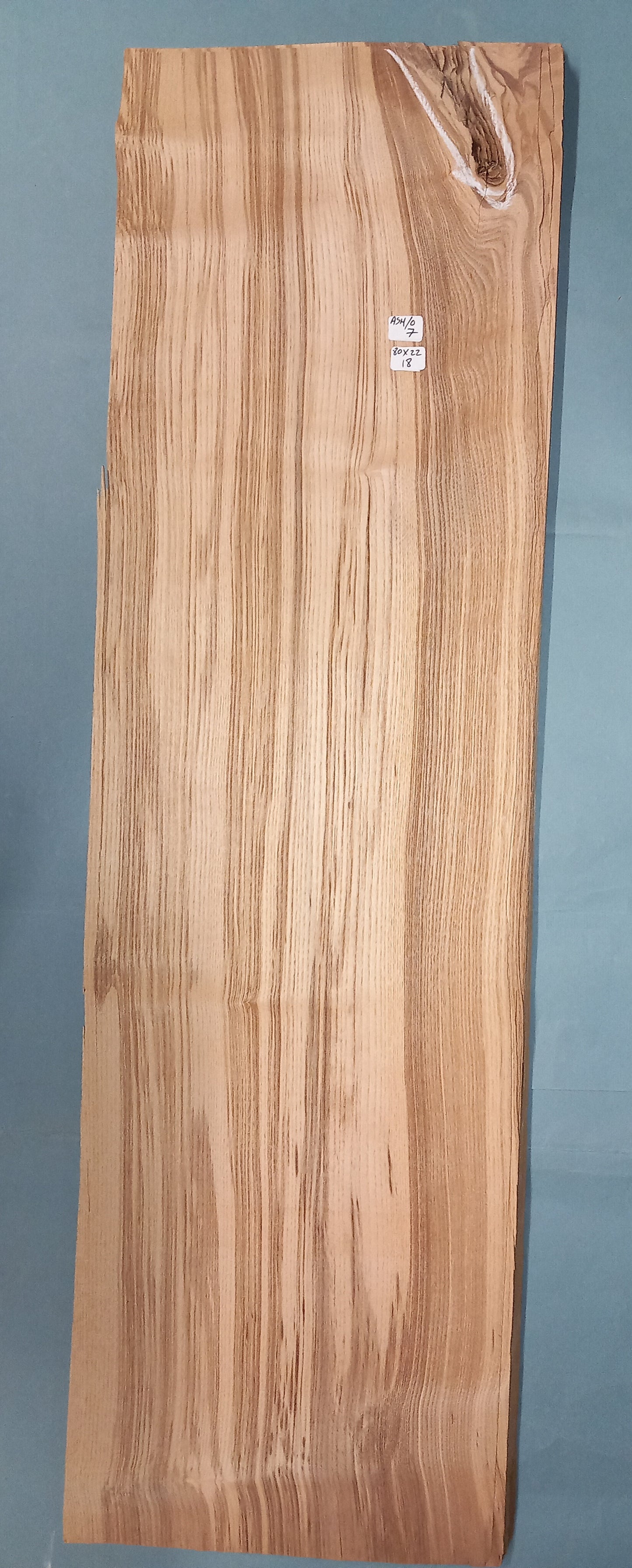 LARGE CONSECUTIVE SHEETS OF OLIVE ASH VENEER   80 X 22 CM