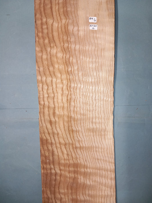 LARGE CONSECUTIVE SHEETS OF ASH VENEER    160 X 18 CM