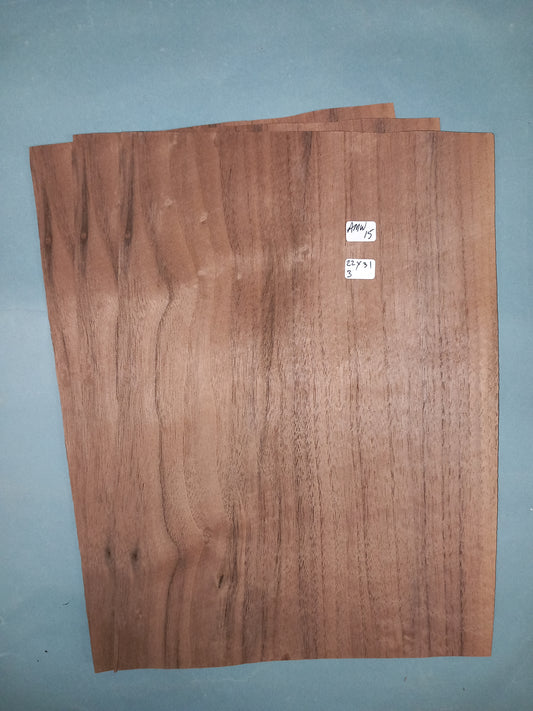 AMERICAN WALNUT - 3 CONSECUTIVE SHEETS 22x31cm