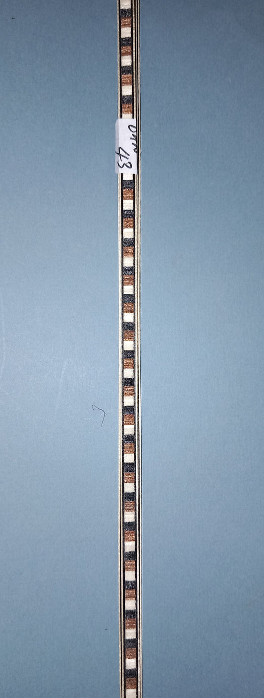 MARQUETRY INLAY BANDINGS 0.7 MM THICK      6MM X 100 CM
